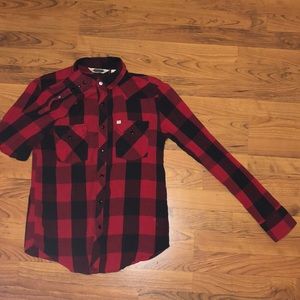 Urban Outfitters- Salt Valley Snap-Button-Up Shirt